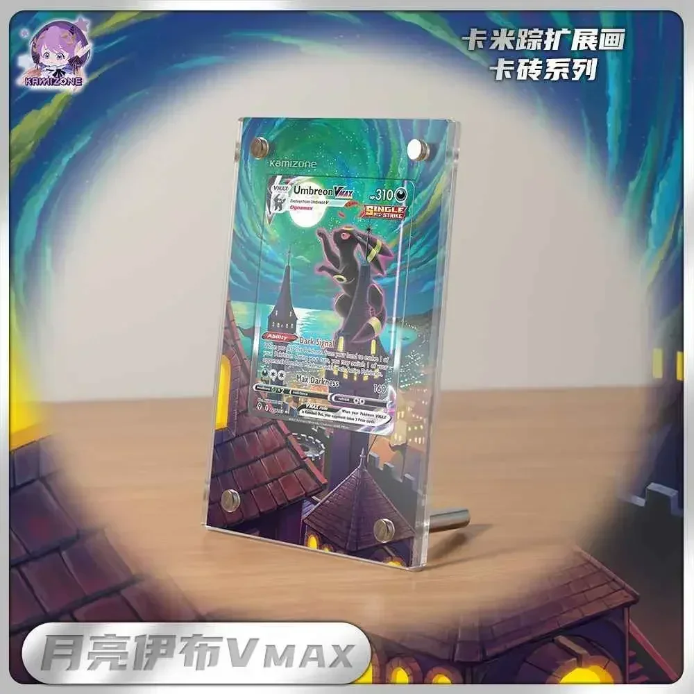 2024 Pokemon Display Stand Mew Magikarp Akari Cynthia Miriam EX Acrylic Card Brick Photo Frame PTCG Gift Toy Not Include Cards