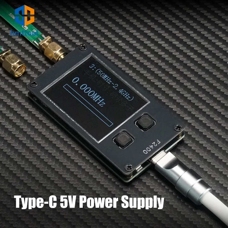 F2400 Signal Frequency Tester Mobile Phone Car Remote Control Key Signal Fault Transmission Signal Judgment and Detection