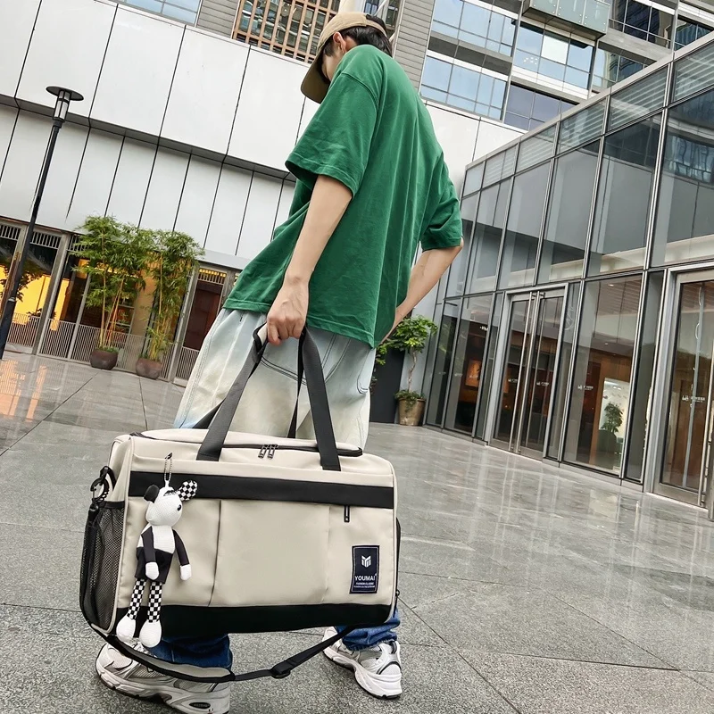 2025-new-fitness-bag-large-capacity-lightweight-handheld-travel-bag-for-short-trips-men's-carry-on-bag-women's-travel-bag