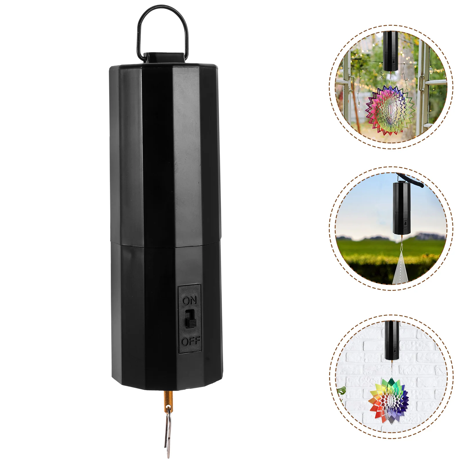 Rotary Wind Chime Motor for Display Operated Spinners Hanging Plastic Indoor Decoration