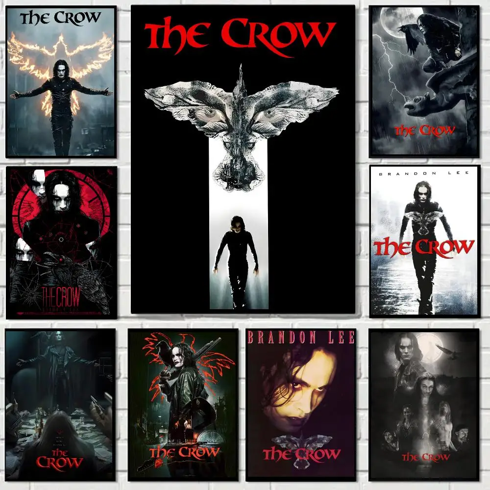 Fantesy Movies The C-Crow Poster Self-adhesive Decal Living Room Bedroom Party Bar Decor Moisture-proof Fade-resistant