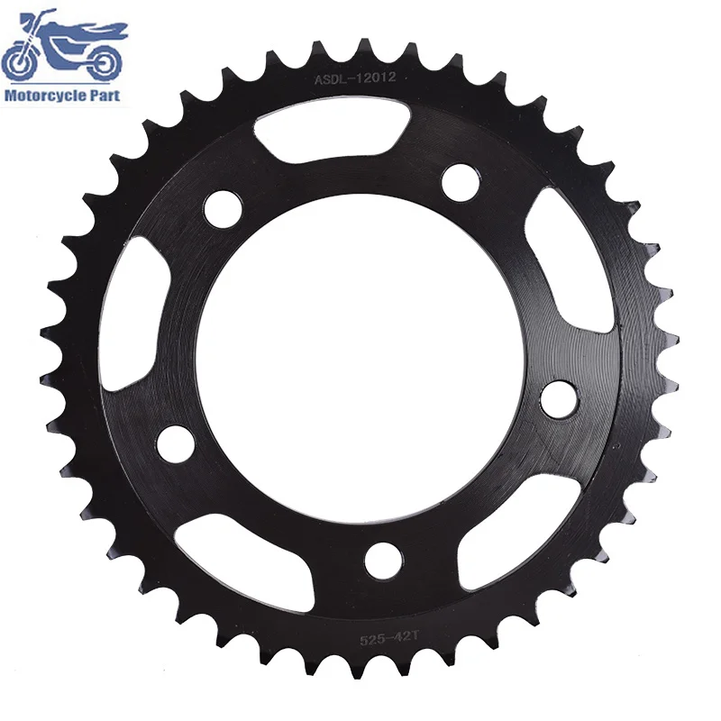 

Задняя звездочка мотоцикла 525 42T для HONDA CB600 CB600S CBF600 CBR 600 F3 F4 CB650 CBR650 CBR650 CBR900RR XL1000 VT750S