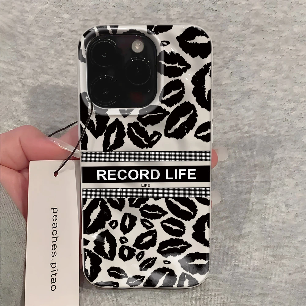 Phone Cases Aesthetic - レオパードリップス レコードライフ グラム ホット トレンド エステティック