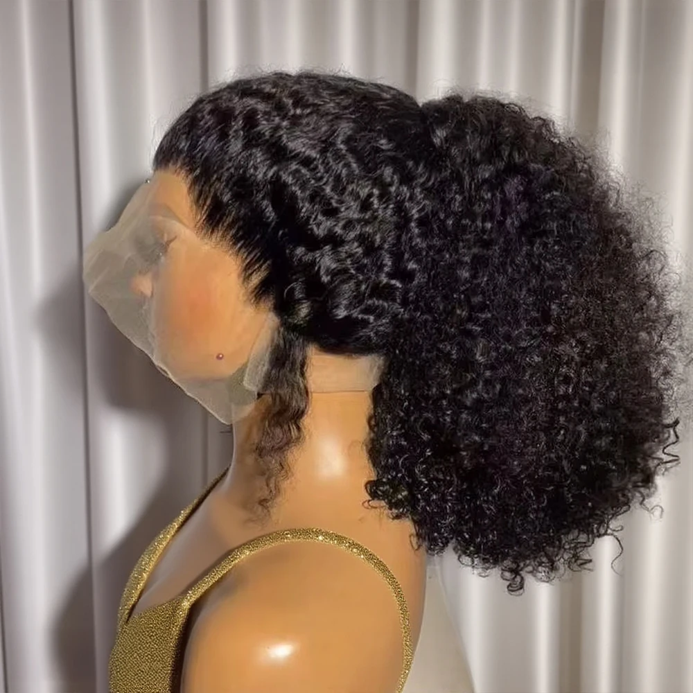 

300% Плотность 360 Полные парики из натуральных волос на кружеве с глубокими волнами 13x6 HD Парики из кружевных фронтальных волос 40 46 дюймов Волнистые вьющиеся парики из человеческих волос