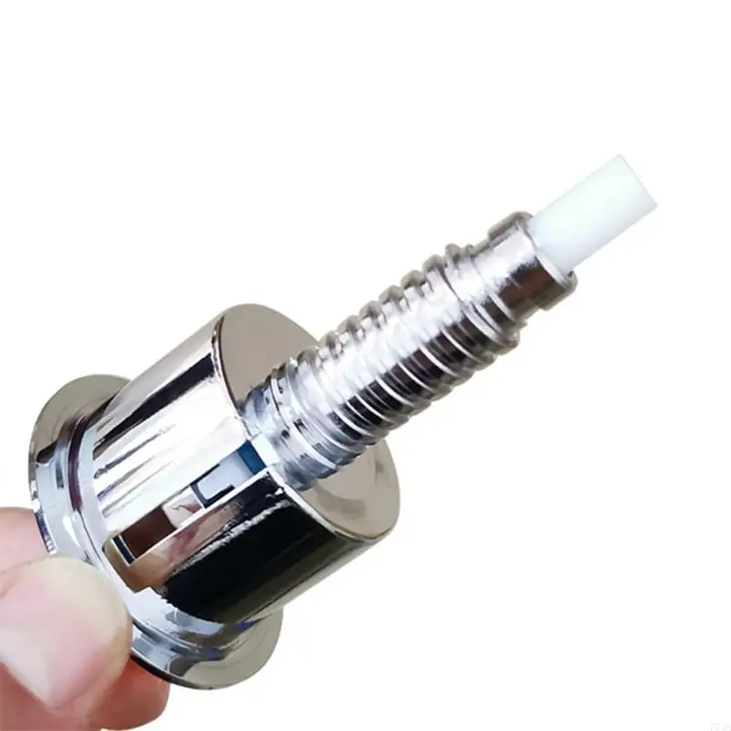 77JA Nhà vệ sinh kép tuôn ra hình bầu dục hình bầu dục nút nước mạ điện