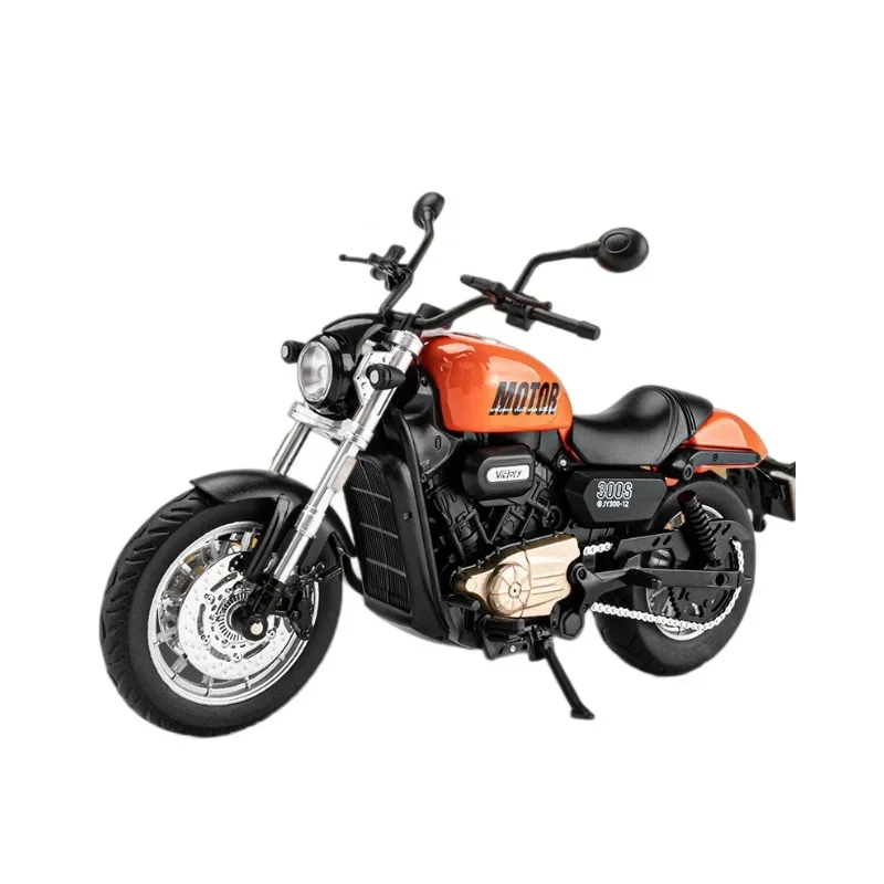 1:12 SHAN 300 모터 오토바이 하이 시뮬레이션 다이캐스트 금속 합금 모델 자동차 사운드 라이트 컬렉션, 어린이 장난감 선물 M56