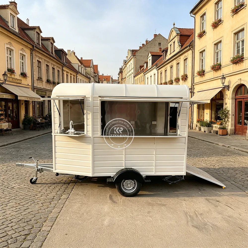 

Customized Mobile Food Vending Truck Street Coffee Van Kiosk Catering Pizza Burger BBQ Food Truck Trailer Fully Equipped