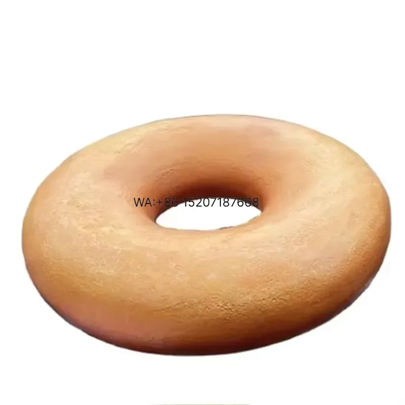 Wmwmnu Custom High Quality Fiberglass Doughnut Sculpture Resin Food Statue for Sale
