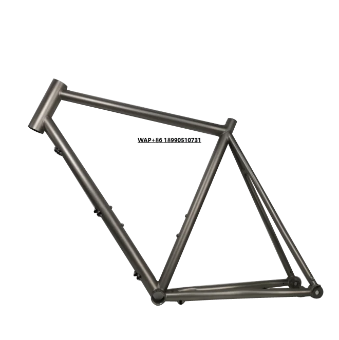 

Sandblasted Titanium Material Cross Bike Frame