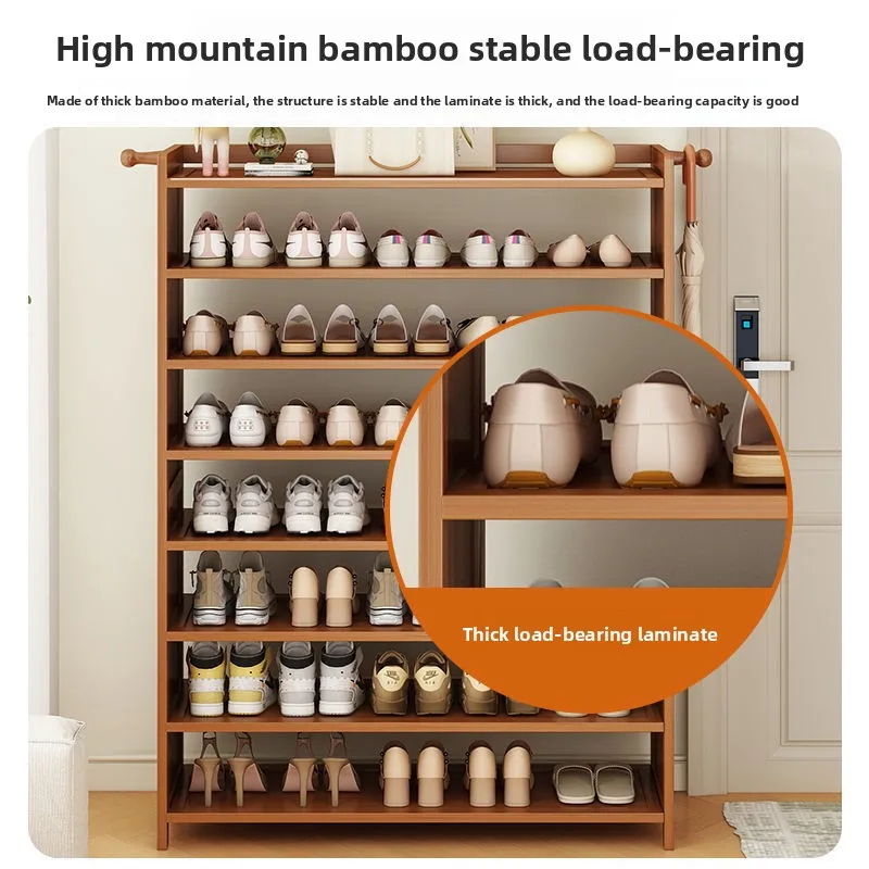Household shoe cabinet, shoe storage rack, simple shelf, large-capacity shoe rack. image 2