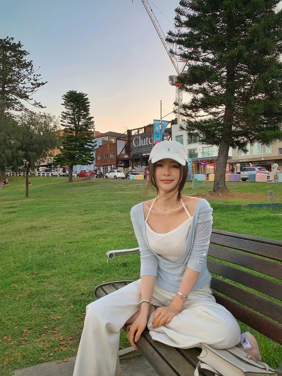 

CloudSweet Women's Long Sve T-irt Collar Ne Spring Summer Color Blo Versatile Top Knitted Lyrca Fiber Blend Casual Y...