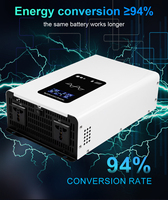 5000W 10000W 12000W Pure Sine Wave Inverter 12v 220v Power 24V 48V 60V 72V Converter Solar Car Inverters Off Grid Wall-mounted