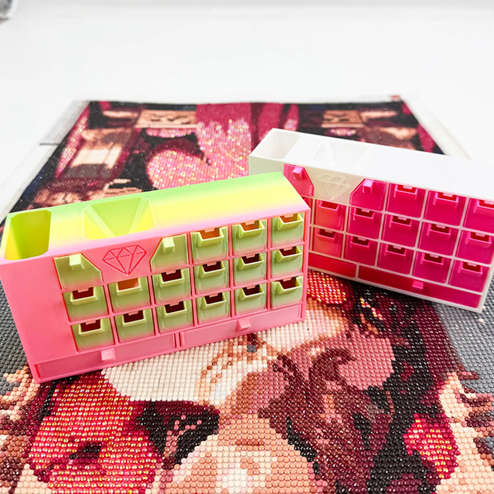 

Diamond Painting Organizer It Has The Function Of A Funnel And Tool Storage Diamond Painting Storage Box Diamond Painting Tool