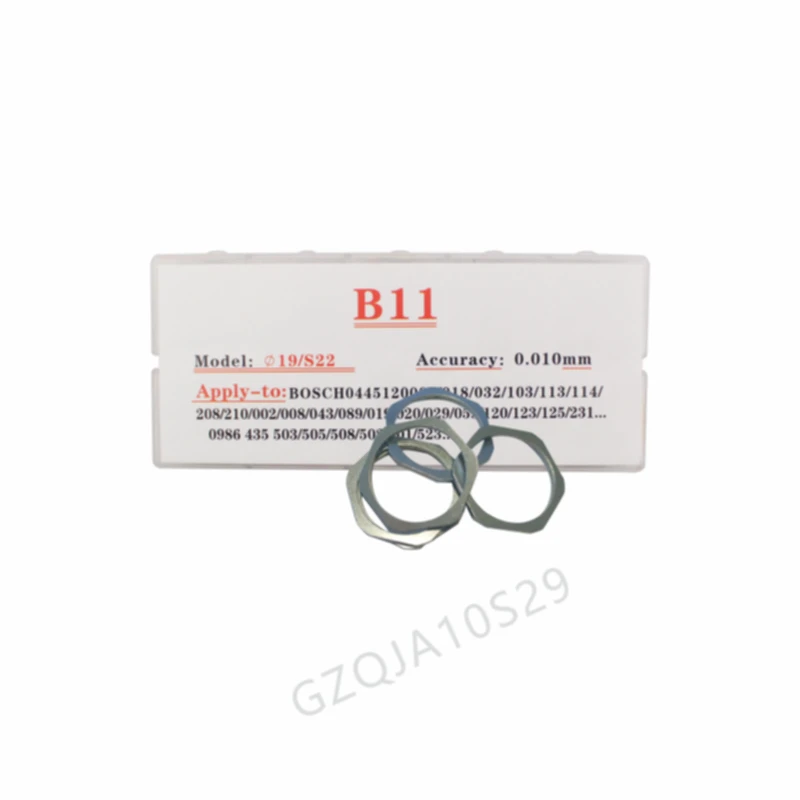 B11 B12 B13 B14 B16 B21 Injector adjustment Shim Washers B22 B23 B24 B25 B26 B27 B31 B42 adjusting Shims Gasket washer
