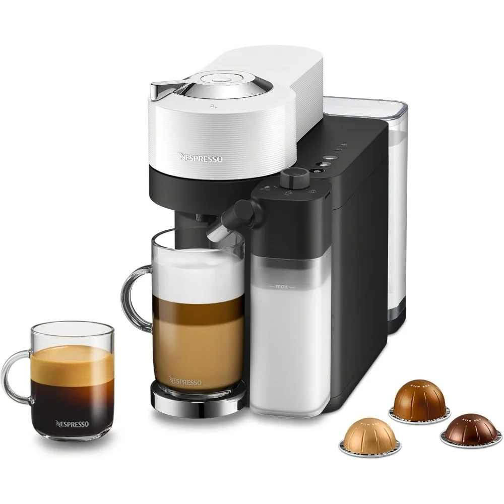 Coffee Machine, Portable Poffee Paker ,Automatic Close,One-button Operation, Espresso Machine,White