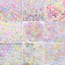 20/50pcs AB Candy Jelly Color Acrylic Beads Star Clover Round Loose Spacer Beads For Jewelry Making DIY Bracelet Necklace