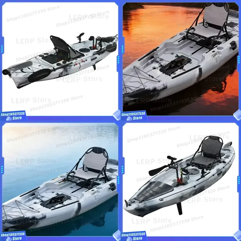 Modular Fishing Kayaks with Foot Rests, Canoes, Rotationally Molded Kayaks, Plastic Boats
