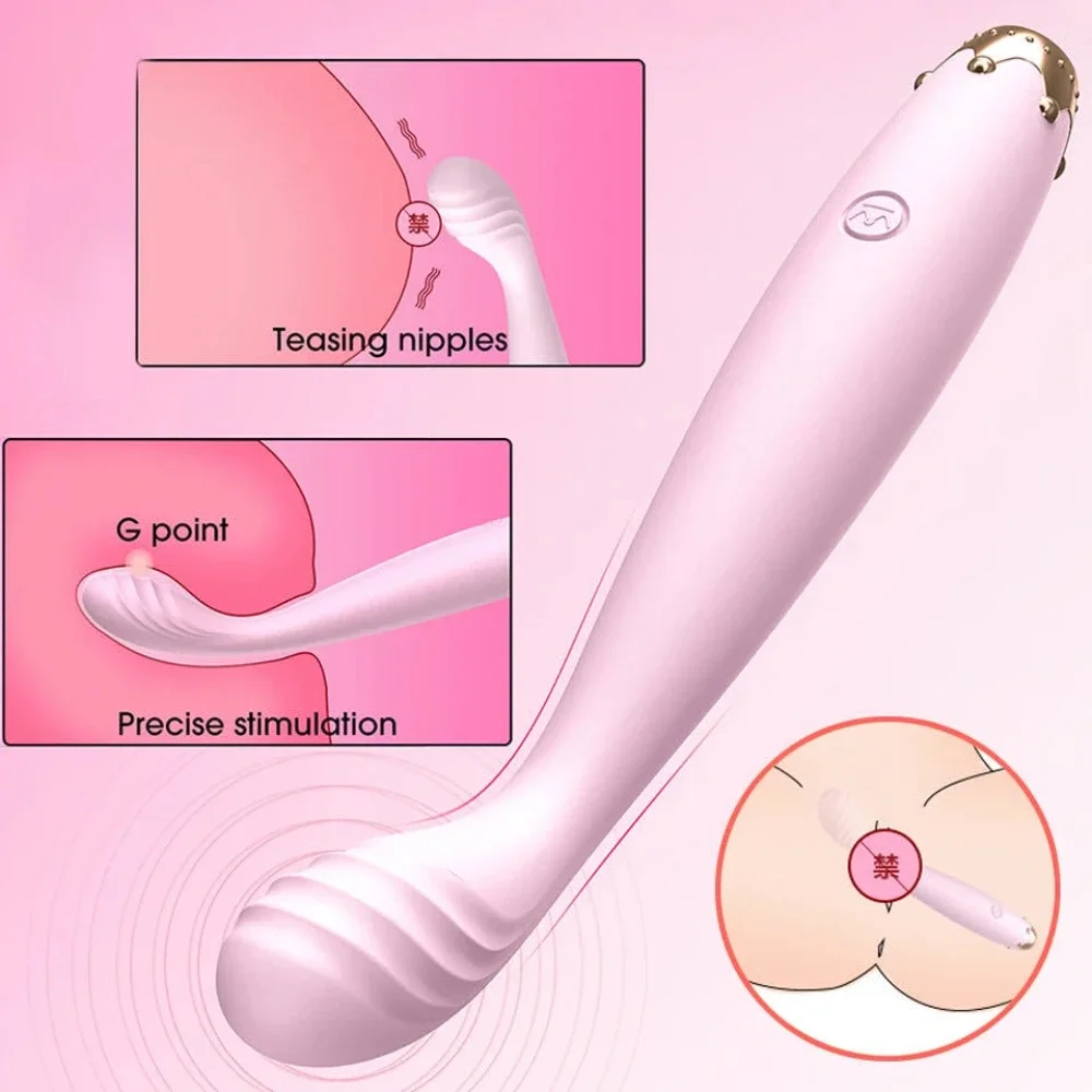 10 Vibrations for Maximum Pleasure Massager G-Spot Vibrator Sex Toy for Women Finger Shaped Clit Vibrator