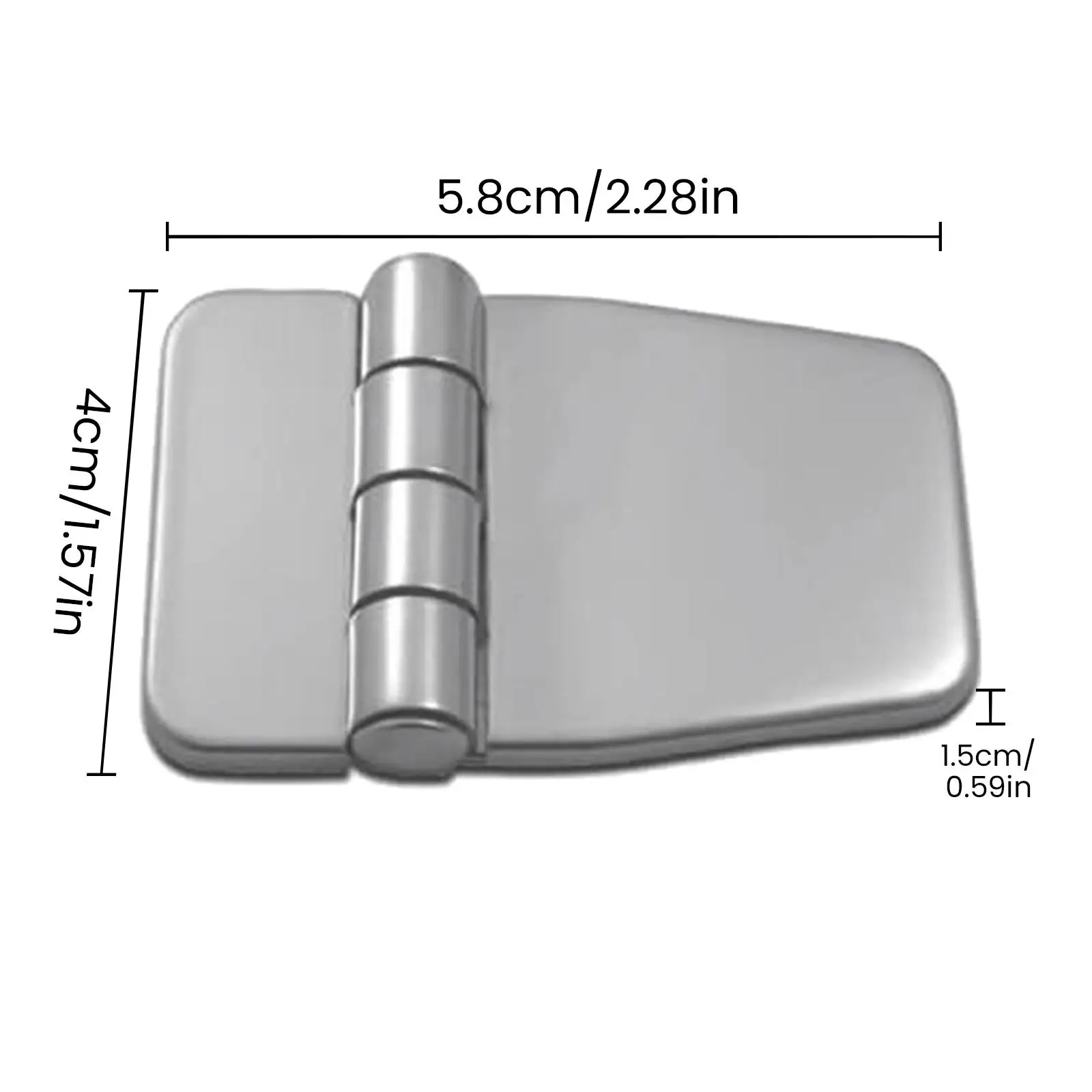 Cabinet Hardware Hinges Cleats Chocks Durable 304 Stainless Steel Marine Accessories for Boat Deck Door