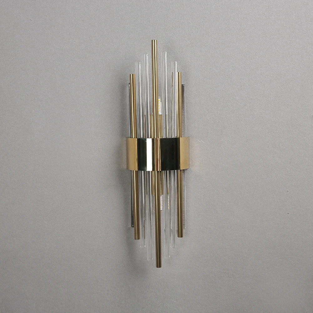 Imagem -06 - Luxo Crystal Wall Light para Sala de Estar Cabeceira tv Fundo Sconce Lâmpadas de Parede Decoração do Quarto