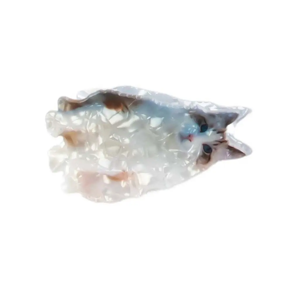 

Ragdoll кошачий коготь для волос персидский кот Maine Coon животное зажим в виде акулы корейский стиль головные уборы акриловая заколка для волос в виде животных для женщин/девочек