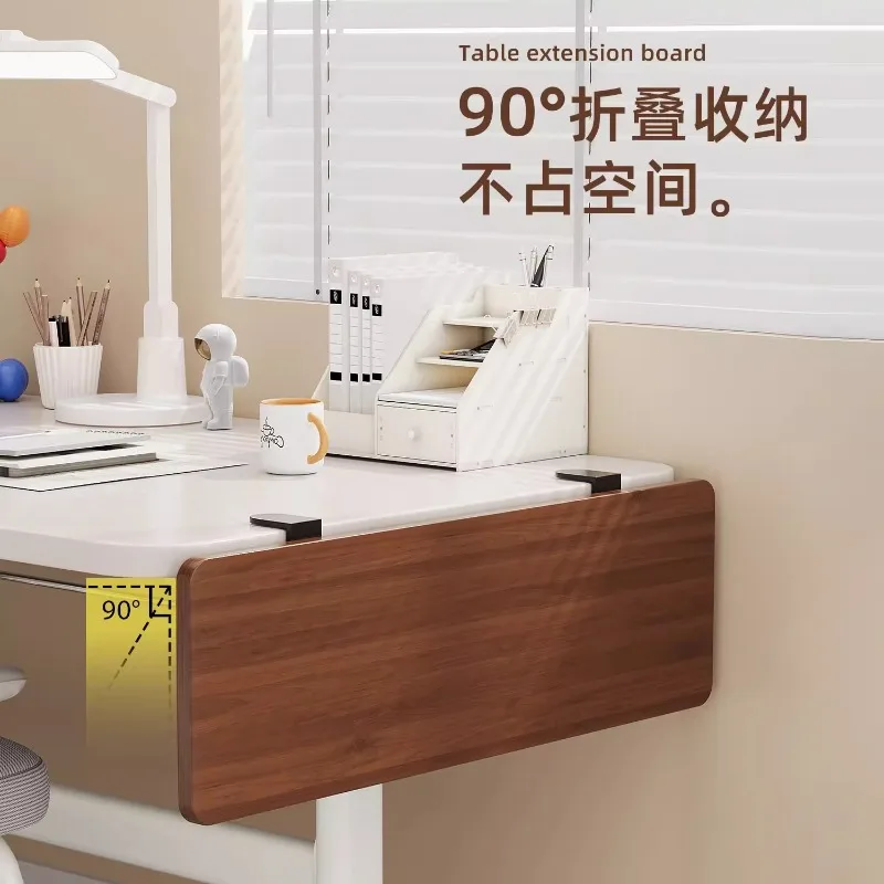 Desktop extension board, computer desk, keyboard bracket, foldable safety-free device, shelf space expansion arm support frame