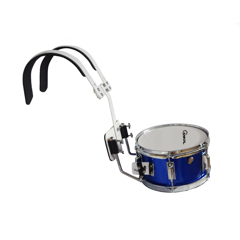 10‑inch Childrens Marching Snare Drum Dozen Colors Complete Carrying Stand Percussion Instrument For Band Practice