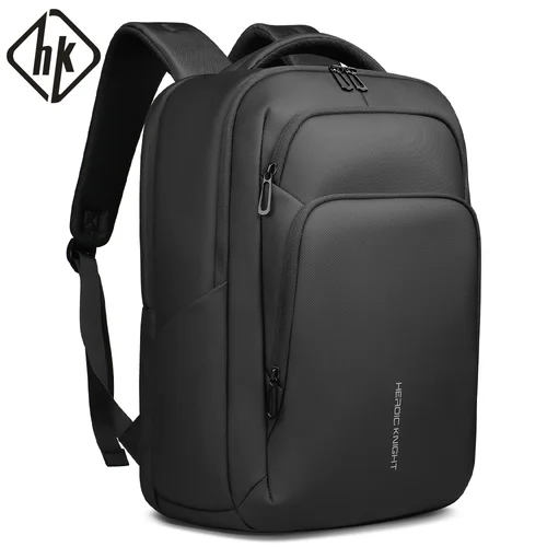 Imagen 1 del producto Mochila de negocios multifuncional HK, mochila de viaje de gran capacidad para hombre, bolsa impermeable para ordenador portátil de 17,3 ""con USB, mochila para trabajo de oficina