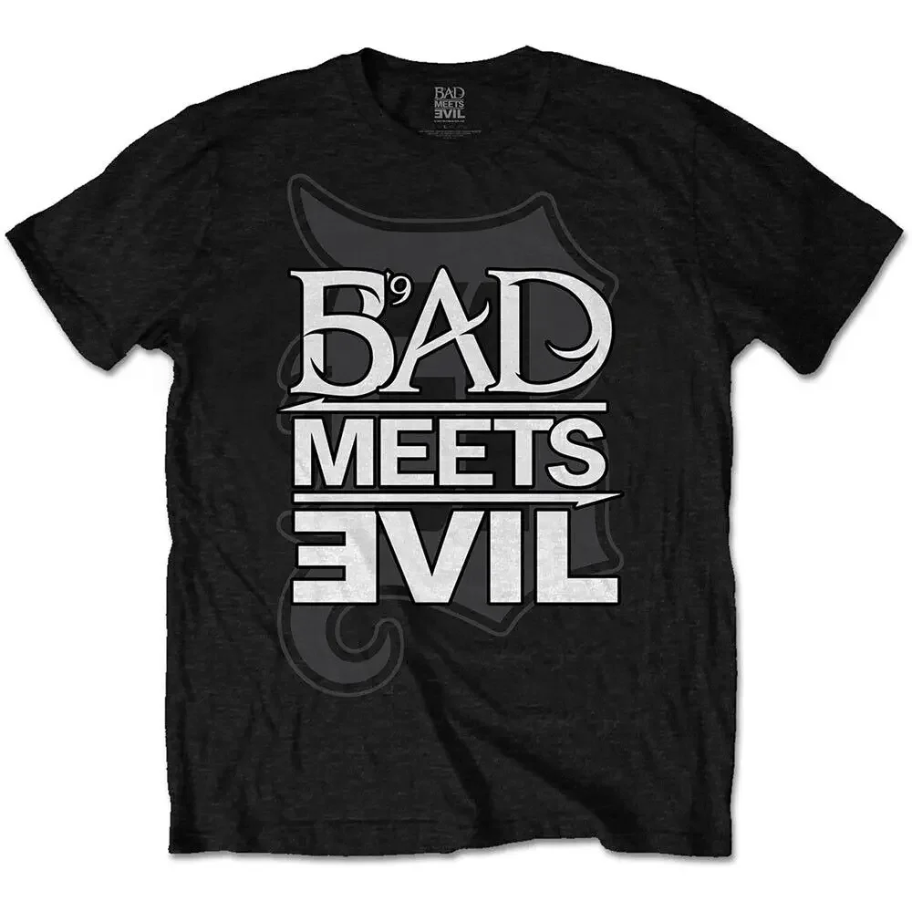 

Мужская футболка с логотипом Bad Meets Evil X-Large, черная