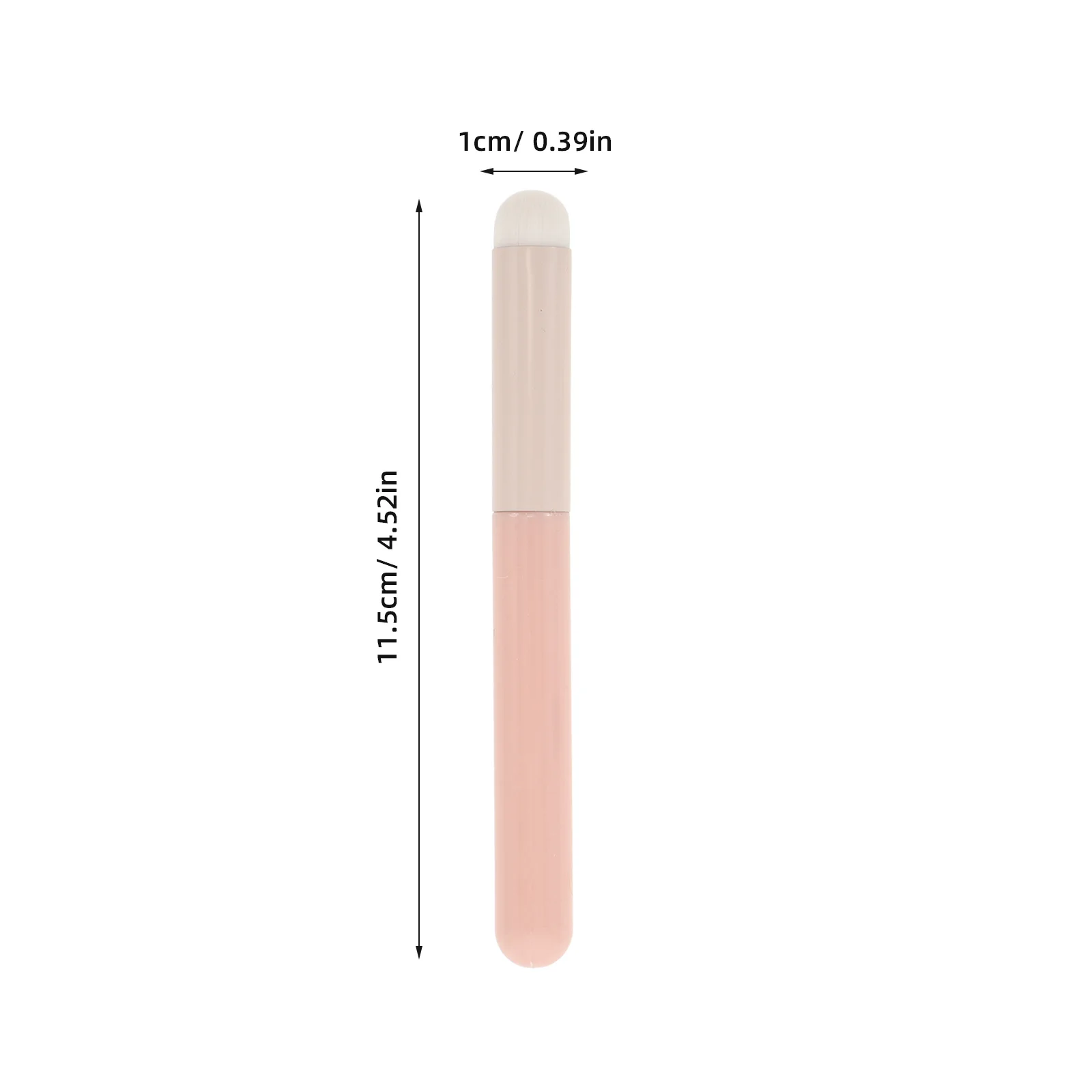 2Pcs Lip Makeup Brush Set Mushroom Head Applicator for Smooth Lip Gloss Lipstick Balm Application Soft Comfortable Finish