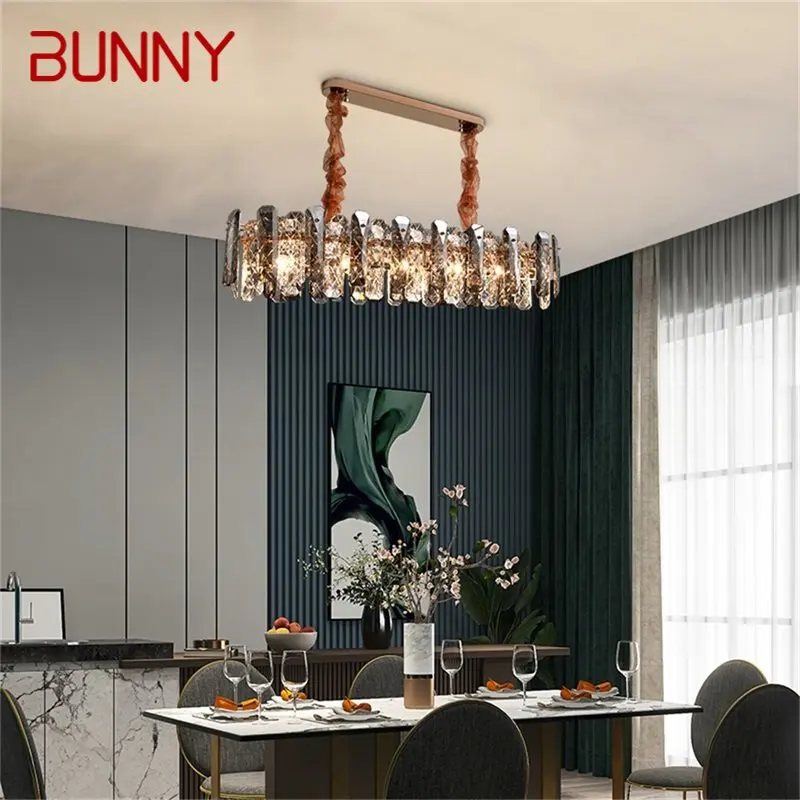 

BUNNY Crystal Pendant Light Postmodern Luxury LED Lamps Fixture Decorative For Home Living Room