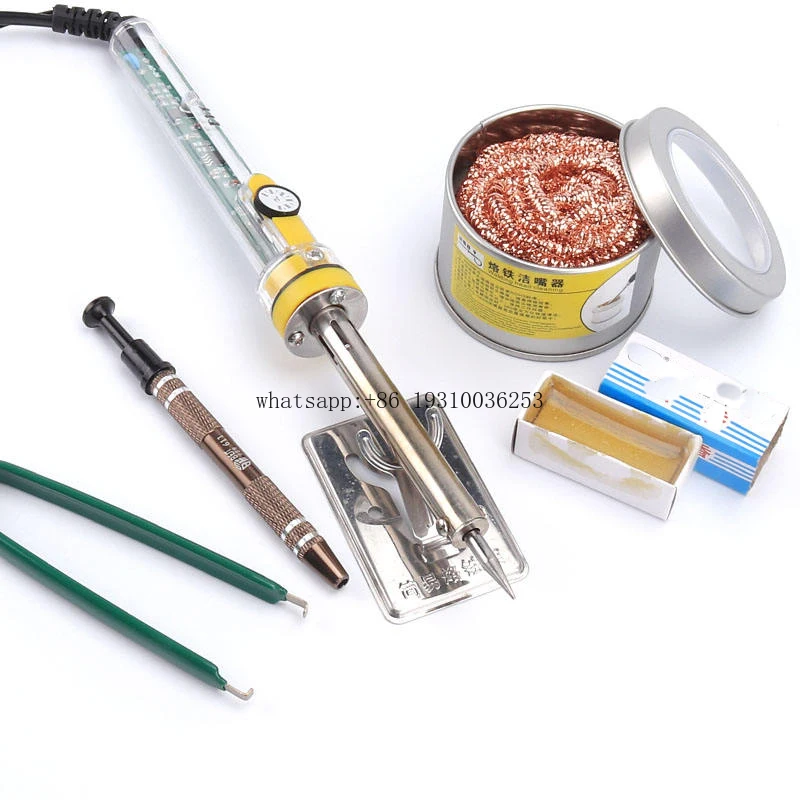 

220-240V 60W Solder Portable Repair Tool Electric Soldering Iron Adjustable Temperature Welding Tool Set