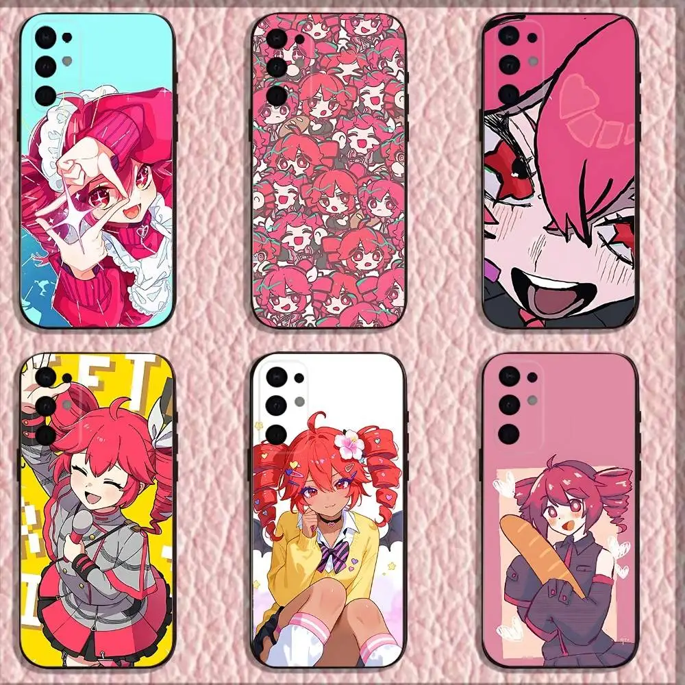 

Fukouna Girl K-Kasane T-Teto Phone Case For Samsung S25,S24,S21,S22,S23,S30,Ultra,S20,Plus,Fe,Lite,5G Black Cover