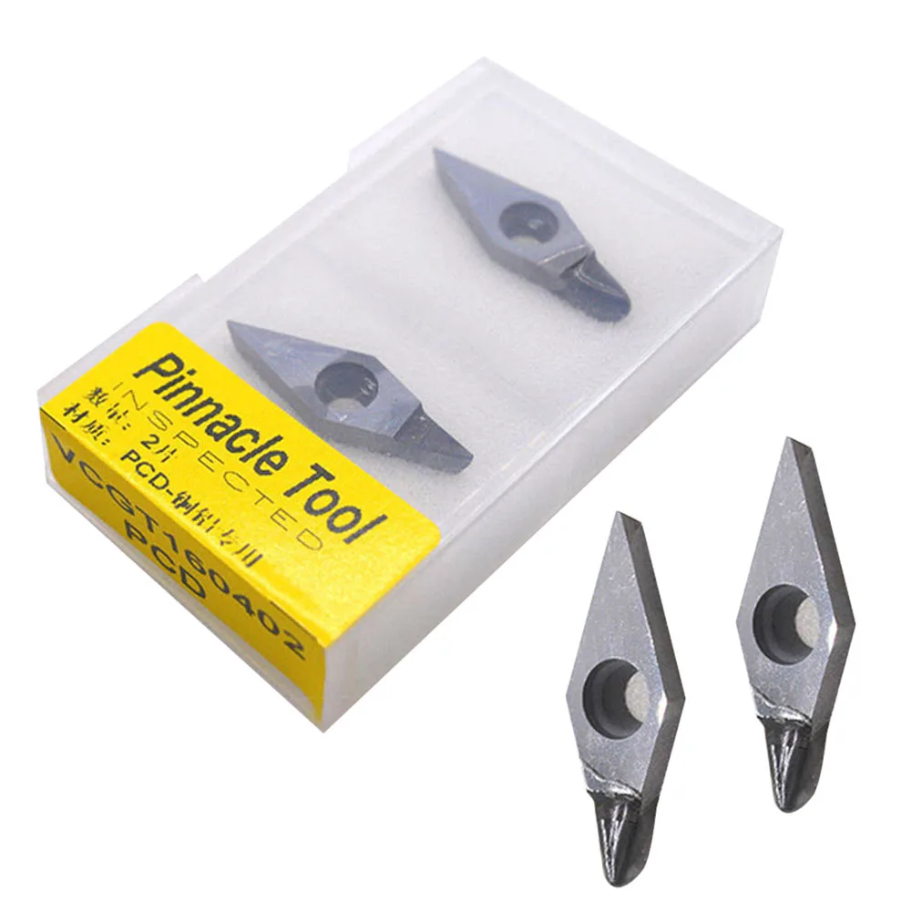

CNC Insert For Aluminum PCD CNC Turning Insert Solid And Practical Brand New Dedicated To Aluminum For CNC Machines Silver Color