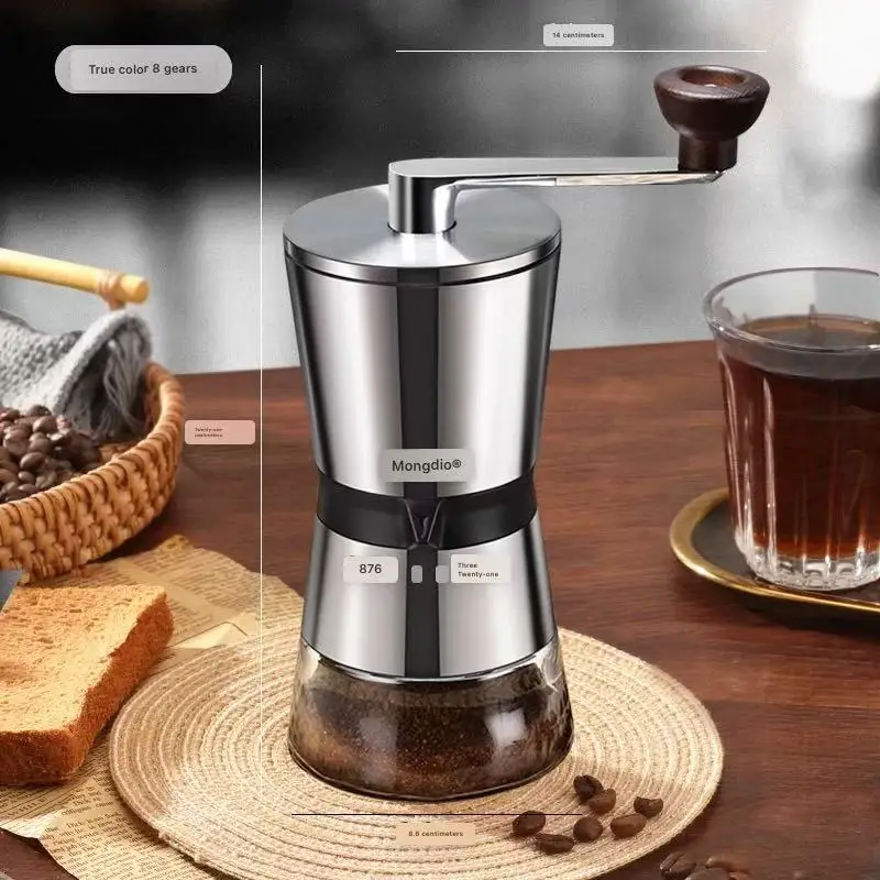 

Mongdio coffee grinder, hand cranked coffee grinder, manual coffee grinder, grinder