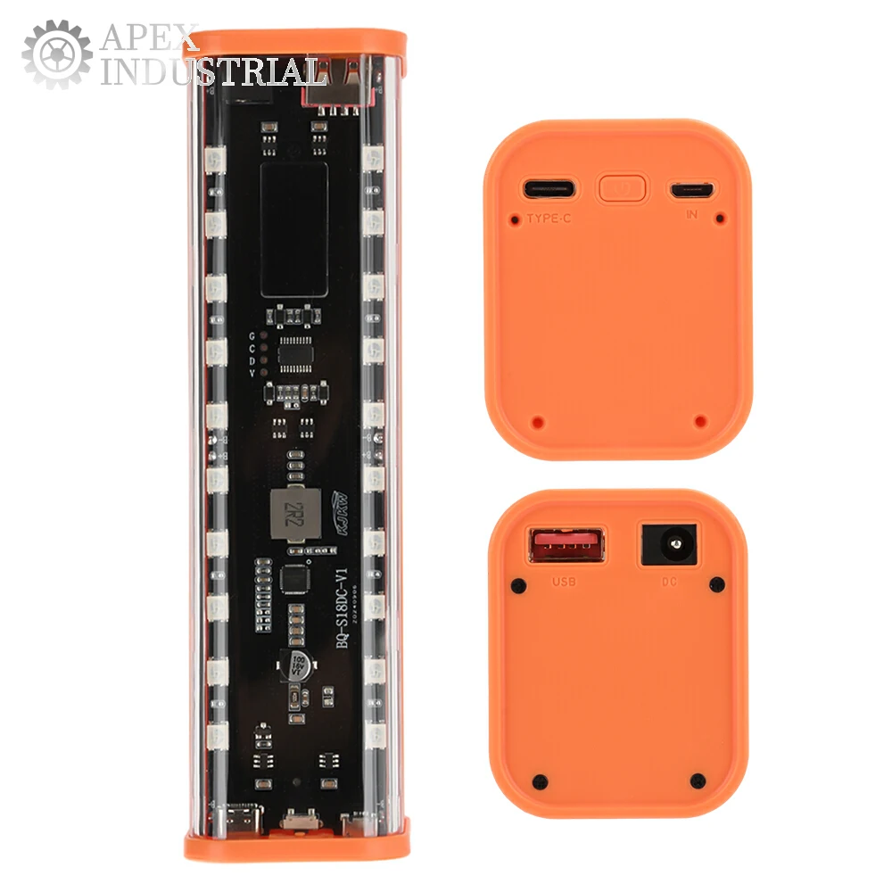 

8x18650 DIY Power Bank Case PD22.5W LED Screen Battery Storage Shell Fast Charging Housing Battery Case Portable Charging