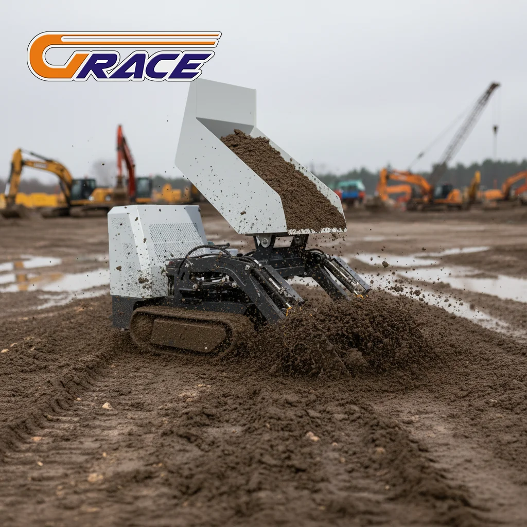 Customize Mini Tracked Dumper Fast Delivery Hydraulic Diesel Dump Truck Multifunctional 500kg Crawler Mini Dumper for Sale