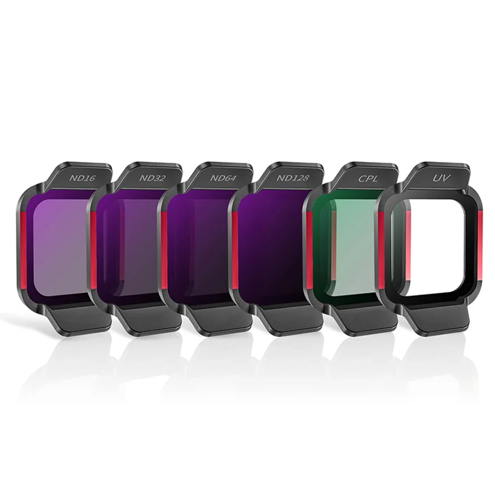 Professional Filter Set for DJI FLIP 6 Piece Optical Glass Kit Waterproof and Oil Proof Ideal for Aerial Filming