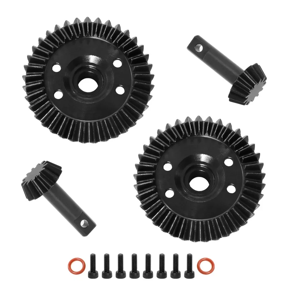 37T 13T Steel Differential Gear Set Ring Gear Pinion Gear 5379X 5679R for Traxxas Summit E-Revo 1/10 RC Car Upgrade Parts