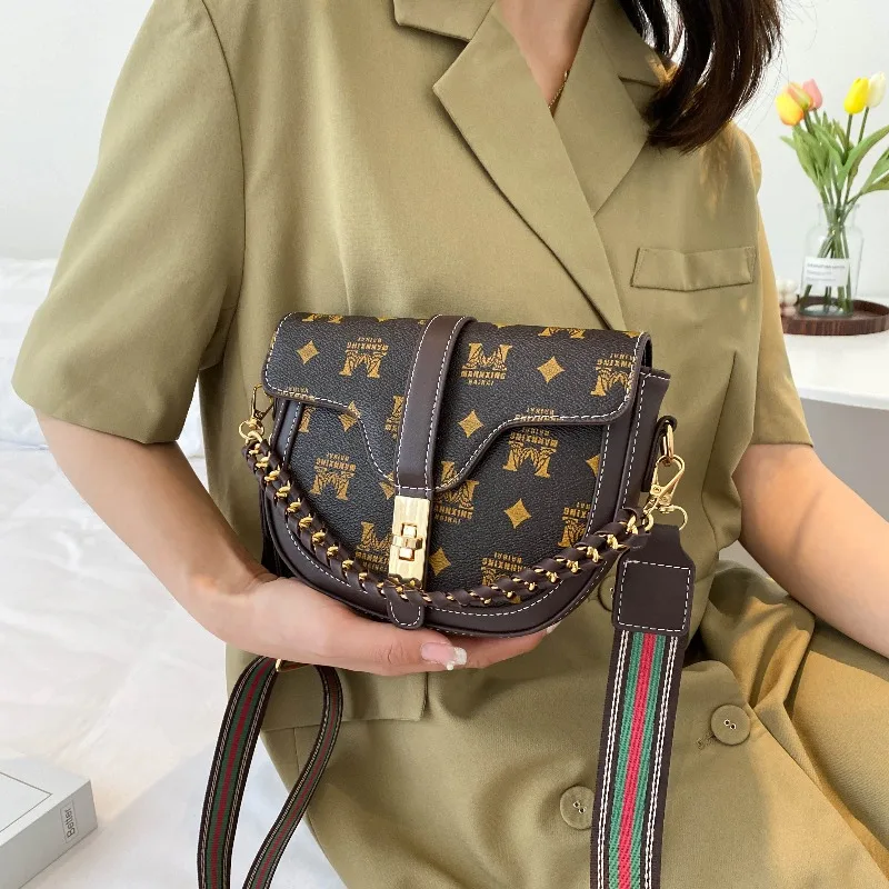 Borsa in stile francese distinta Nuova collezione 2025 - Borsa a tracolla alla moda squisita di fascia alta per donne di lusso leggere