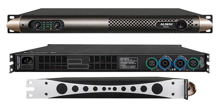 M2450 1u Karaoke Amplifier Digital Board Professional Mixer 2 Channel