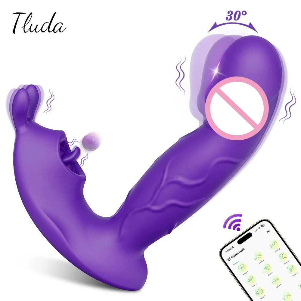 APP التحكم يمكن ارتداؤها تذبذب سراويل هزاز للنساء البظر المهبل G-بقعة محفز الإناث معدات الاستمتاع واللعبة الجنس للنساء