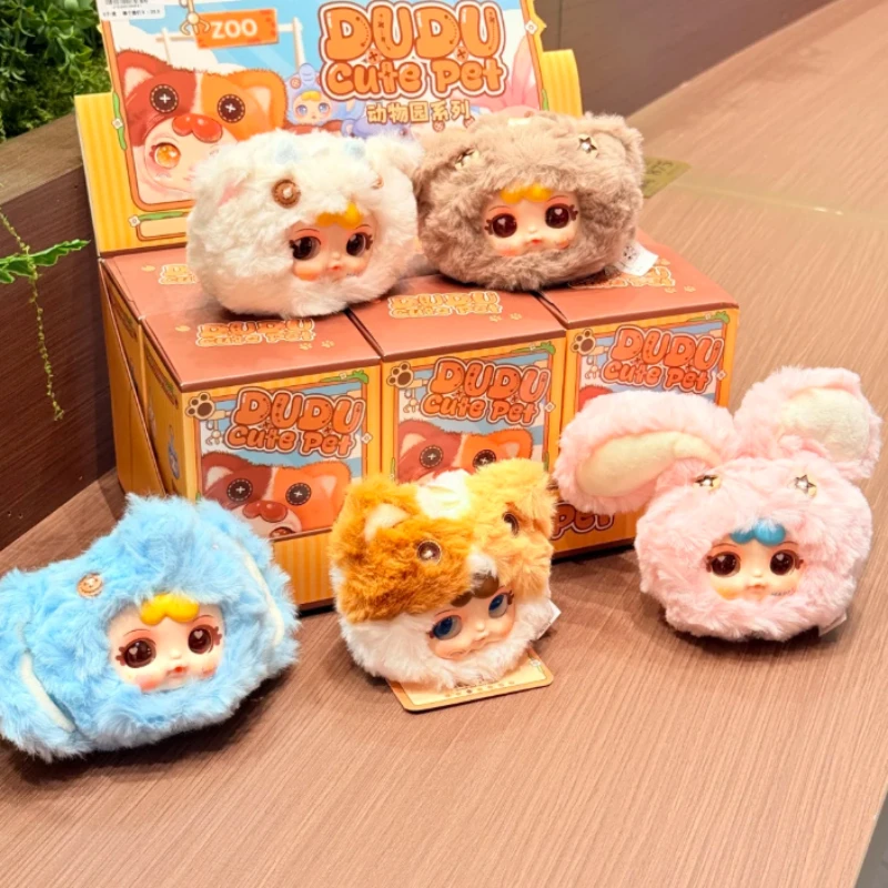 

DUDU Pet Zoo Series Blind Boxes Kawaii Anime Figures Surprise Bag Mysterious Box Vinyl Doll Keychain Pendant Collected Toys Gift