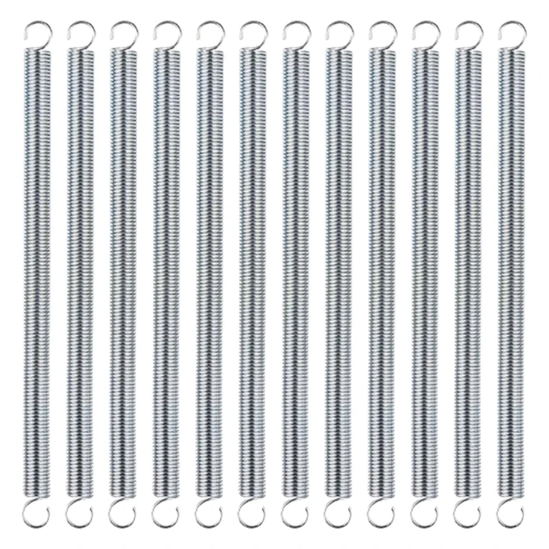 

12Pcs Mechanical Compression Springs Length 16.50cm/6.5inch Stable Stretching for Crafts Machinery Repair Tension Drop shipping