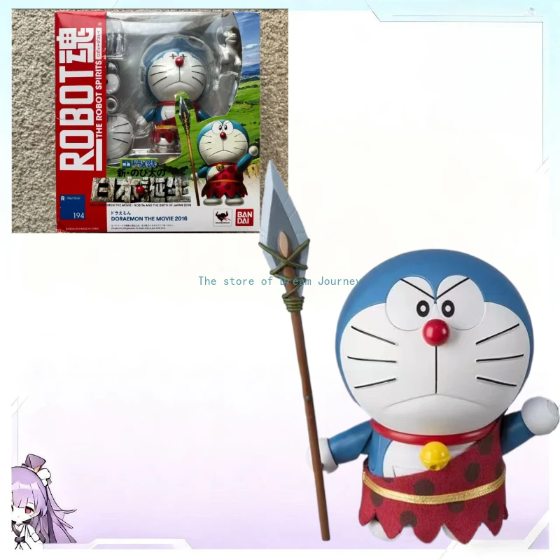 

In stock Bandai Robot Soul 194 Doraemon The Movie Nobita Birth in Japan Savage Action Figure Collection Gift