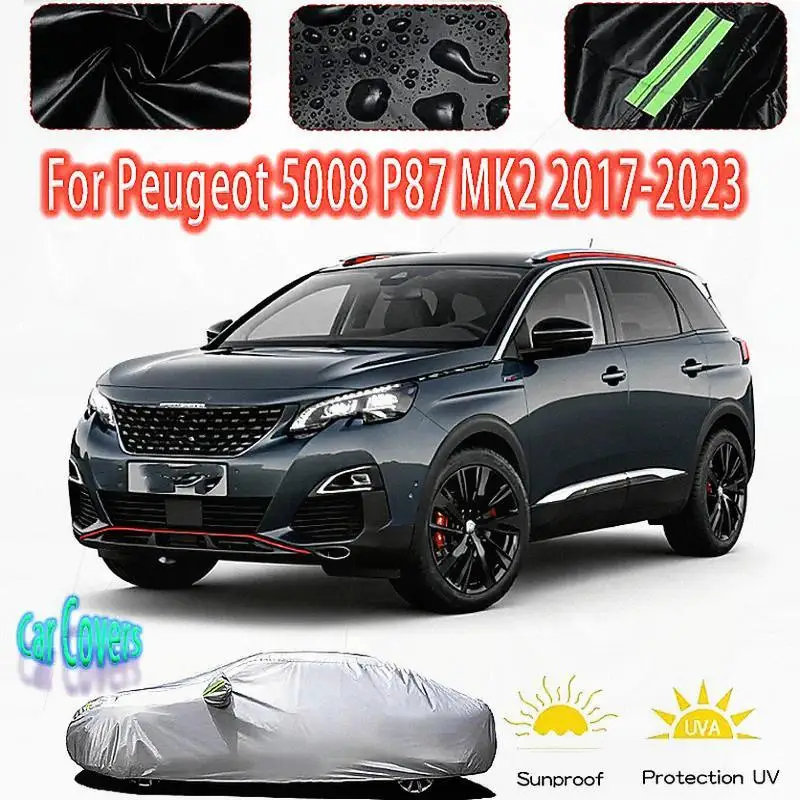 

Для наружной защиты водонепроницаемые пылезащитные чехлы для автомобилей Peugeot 5008 P87 MK2