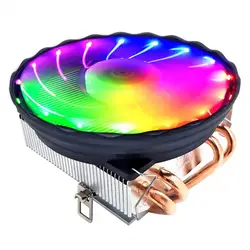 120cm 4 Pin CPU Cooling Fan for LGA 2011/1200/1150 AM5 4 Heat Pipes RGB PWM Temperature Control 130W Radiator Cooler