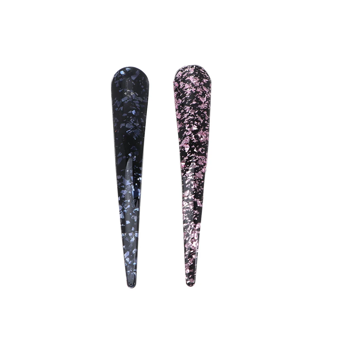 

2Pcs Extended Horn Hair Clips Spring Bobby Pins Barrette Accessories for Women Girls Hairpins Stylish Elegant Hair Care Shaping