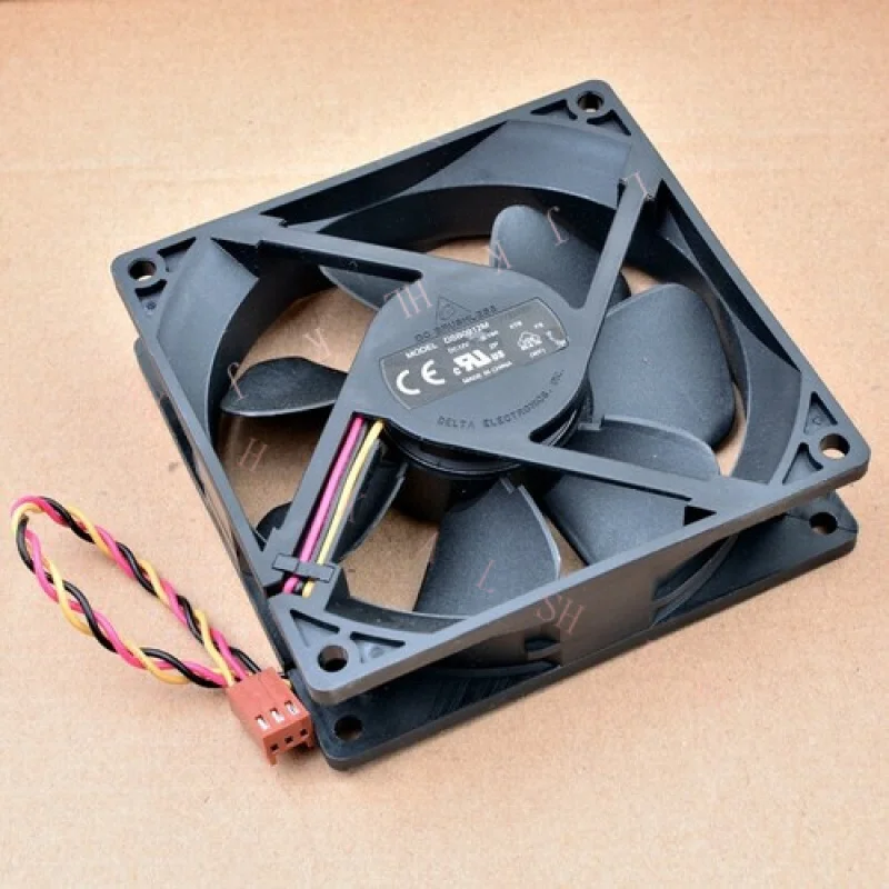 N   for  DELTA  BRUSHLESS DSB0912M DC12V 0.19A 3PIN 90X90X25MM Chassis Cooling Fan