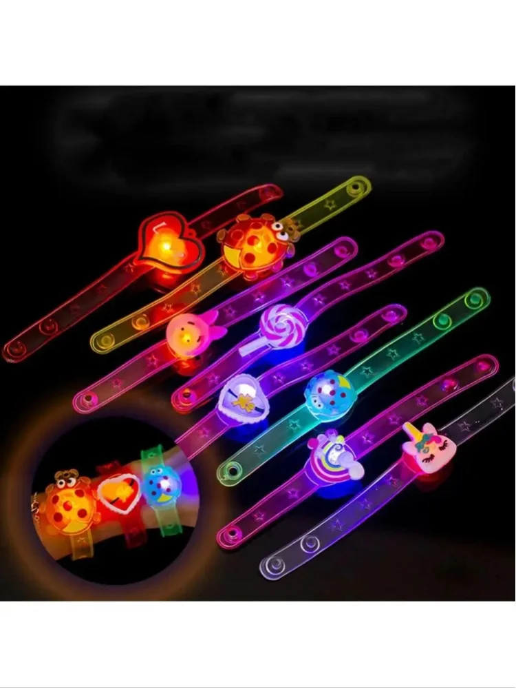 12/24 Stück LED Leuchtende Spaßuhren für Kinder Geburtstagsparty Babyparty Geschenk Piñata-Füller Halloween Karneval Weihnachtsgeschenk Belohnung